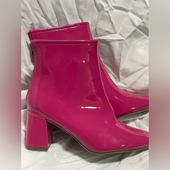 SHEIN Shoes - Shein Hot Pink heeled boots Size 9